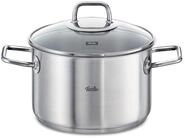 Kochtopf FISSLER "viseo", silber (silberfarben), &Oslash;:16cm, T&ouml;pfe, Kochtopf, Induktion