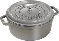Br&auml;ter STAUB "Cocotte", grau (graphit, grau), H:18,2cm &Oslash;:28cm, T&ouml;pfe, Br&auml;ter,