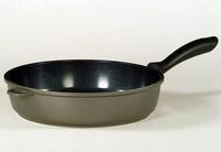 Bratpfanne KR&Uuml;GER "Aluguss Pfanne tief Potsdam, 28 cm", grau, H:7cm &Oslash;:28cm,