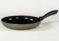 Bratpfanne KR&Uuml;GER "Aluguss Pfanne flach Potsdam, 24 cm", grau, H:4,5cm &Oslash;:24cm,