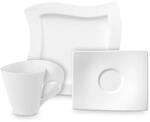 Geschirr-Set VILLEROY & BOCH "Kaffee Set NewWave 12er Set wei&szlig;", wei&szlig;, Porzellan,