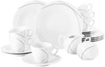 Geschirr-Set SELTMANN WEIDEN "Kaffeeservice Trio Highline 20er Set schwarz-wei&szlig;",