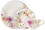 Geschirr-Set VILLEROY & BOCH "Kaffeeservice Mariefleur Basic 18er Set bunt", bunt,