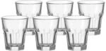 Schnapsglas LEONARDO "Schnapsgl&auml;ser Rock 50 ml 6er Set transparent", bunt