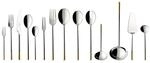 Besteck-Set VILLEROY & BOCH "Tafelbesteck Ella 70er Set silber-gold", bunt (silber,
