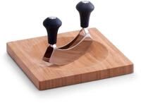 Kr&auml;uterschneidebrett ZELLER PRESENT "Bamboo", braun, B:20cm L:20cm, Bambus,