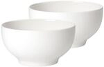 Schale VILLEROY & BOCH "Schalen For Me &oslash; 15.0 cm 2er Set wei&szlig;", wei&szlig;, Sch&uuml;sseln,