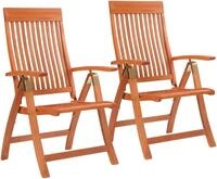Gartenstuhl MERXX "Bordeaux, Eukalyptusholz", braun, B:63cm H:62cm T:110cm,