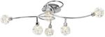 BRILLIANT Deckenstrahler "Joya", grau (chrom), 6, H: 17cm, 1 Stk., Leuchten,