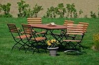Garten-Essgruppe MERXX "Schlo&szlig;garten", beige (natur), Sitzm&ouml;bel-Sets,