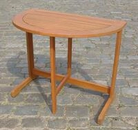 Gartentisch MERXX, beige (holzfarben, beige), B:90cm H:74cm T:60cm, Tische,