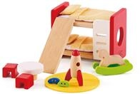 Puppenhausm&ouml;bel HAPE "Kinderzimmer", bunt, Puppenm&ouml;bel, Kinder, Holz, Polyester,