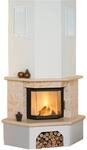 Kaminbaus&auml;tze HARK "&raquo;Vermont echter Marmor classico-beige&laquo;", wei&szlig; (schwarz),