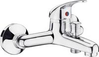 Wannenarmatur CORNAT "Piccolo", silber (verchromt), B:20cm H:16cm T:14cm, Messing,