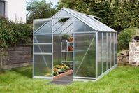 Gew&auml;chshaus VITAVIA "Apollo 5000", silber (silberfarben), B:194cm T:263cm,