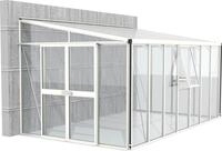 Anlehngew&auml;chshaus VITAVIA "Helena 11900", wei&szlig;, B:460cm T:266cm, Gew&auml;chsh&auml;user,