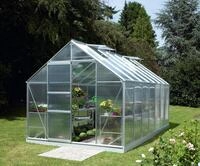 Gew&auml;chshaus VITAVIA "Merkur 11500", silber (silberfarben), B:254cm T:441cm,