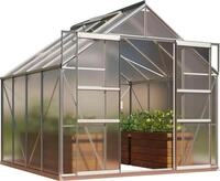 Gew&auml;chshaus VITAVIA "Mars 6700", silber (silberfarben), B:257cm H:231,8cm T:258cm,