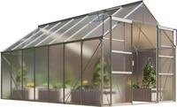 Gew&auml;chshaus VITAVIA "Mars 11500", silber (silberfarben), B:257cm H:231,8cm T:445cm,