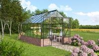 Gew&auml;chshaus VITAVIA "Cassandra 11500, ben&ouml;tigt einen Mauersockel", schwarz, B:257cm