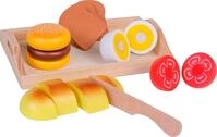 Spiellebensmittel HAPPY PEOPLE, bunt, Kaufladensortimente, Kinder, Holz,