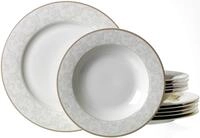 Tafelservice RITZENHOFF & BREKER "Teller Set, Geschirr-Set ISABELLA", wei&szlig; (wei&szlig;,