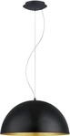 EGLO H&auml;ngeleuchte "GAETANO 1", gold (schwarz, goldfarben), 1, &Oslash; 53cm H: 150cm, 1