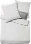 Bettw&auml;sche FLEURESSE "Lech 3089", grau, B/L: 155cm x 220cm, 1 Stk., 1 Stk., Flanell,
