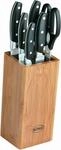 Messerblock R&Ouml;SLE "Cuisine", braun (braun, schwarz), Messerbl&ouml;cke, Messerblock, aus