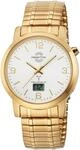 Funkuhr MASTER TIME "Basic", gold (goldfarben), Armbanduhren, Herren, Funkuhr,
