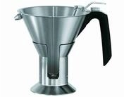 Trichter R&Ouml;SLE, silber (edelstahlfarben), H:22cm &Oslash;:19cm, Edelstahl 18/10, Trichter,