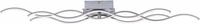 JUST LIGHT Deckenleuchte "WELLA", silber (edelstahlfarben), 1, H: 8cm, 1 Stk.,