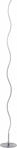 JUST LIGHT Stehlampe "WAVE", grau (stahlgrau), 1, &Oslash; 14cm H: 120cm, 1 Stk., Leuchten,
