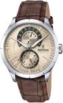 Multifunktionsuhr FESTINA "Retro", braun, Armbanduhren, Herren, Multifunktionsuhr,