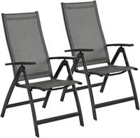 Gartensessel MERXX "Vicenza", grau (dunkelgrau), B:56cm H:122cm T:65cm, Obermaterial: