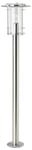 Au&szlig;en-Stehlampe BRILLIANT "YORK", silber (edelstahlfarben), H:103cm &Oslash;:9cm,