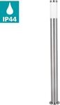 Stehlampe EGLO "HELSINKI Stehlampe, Edelstahl und Kunststoff, IP65, Au&szlig;enlampe,