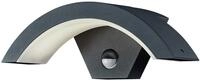 LED Au&szlig;en-Wandleuchte TRIO LEUCHTEN "OHIO", grau (anthrazit), B:30cm H:10cm T:9cm,