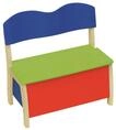 Truhenbank ROBA "Kindertruhenbank, bunt", bunt, Sitzb&auml;nke, Kinder, B/H/T: 62cm x