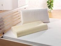 Nackenst&uuml;tzkissen FAN "f.a.n. Medisan Sleep & Care Latex", wei&szlig;, B:40cm H:10,5cm
