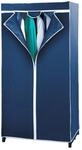 Stoffschrank WENKO "Modell Air", blau (dunkelblau), B:75cm H:150cm T:50cm,
