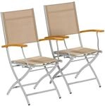 Gartensessel MERXX "Naxos", grau, B:53cm H:89cm T:61cm, Obermaterial: 100%...
