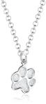 Kette mit Anh&auml;nger ELLI "Halskette Pfote 925 Sterling Silber" Gr. 45, silber,