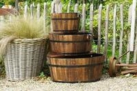Gartenbrunnen UBBINK "Edinburgh", braun, Holzwerkstoff, Kunststoff, Wasserspiele,