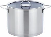 Kochtopf GSW "ELEGANCE", silber (silberfarben), &Oslash;:26cm, T&ouml;pfe, Kochtopf, Induktion