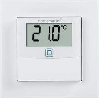 HOMEMATIC IP Smart-Home-Zubeh&ouml;r "Temp.- und Luftfeuchtigkeitssensor Display &ndash;innen