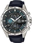 Chronograph CASIO EDIFICE, schwarz (blau, schwarz), Armbanduhren, Herren,