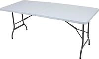 Gartentisch GARDEN PLEASURE "MUFARO", wei&szlig;, B:76cm H:72cm T:244cm, Tische,