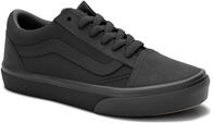 Sneaker VANS "UY Old Skool", M&auml;dchen, Gr. 31, schwarz (blk, blk), Leder, Schuhe