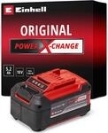 Akku EINHELL "Einhell Original Akku PXC 18 V 5,2 Ah", schwarz (schwarz, rot), 18 V,